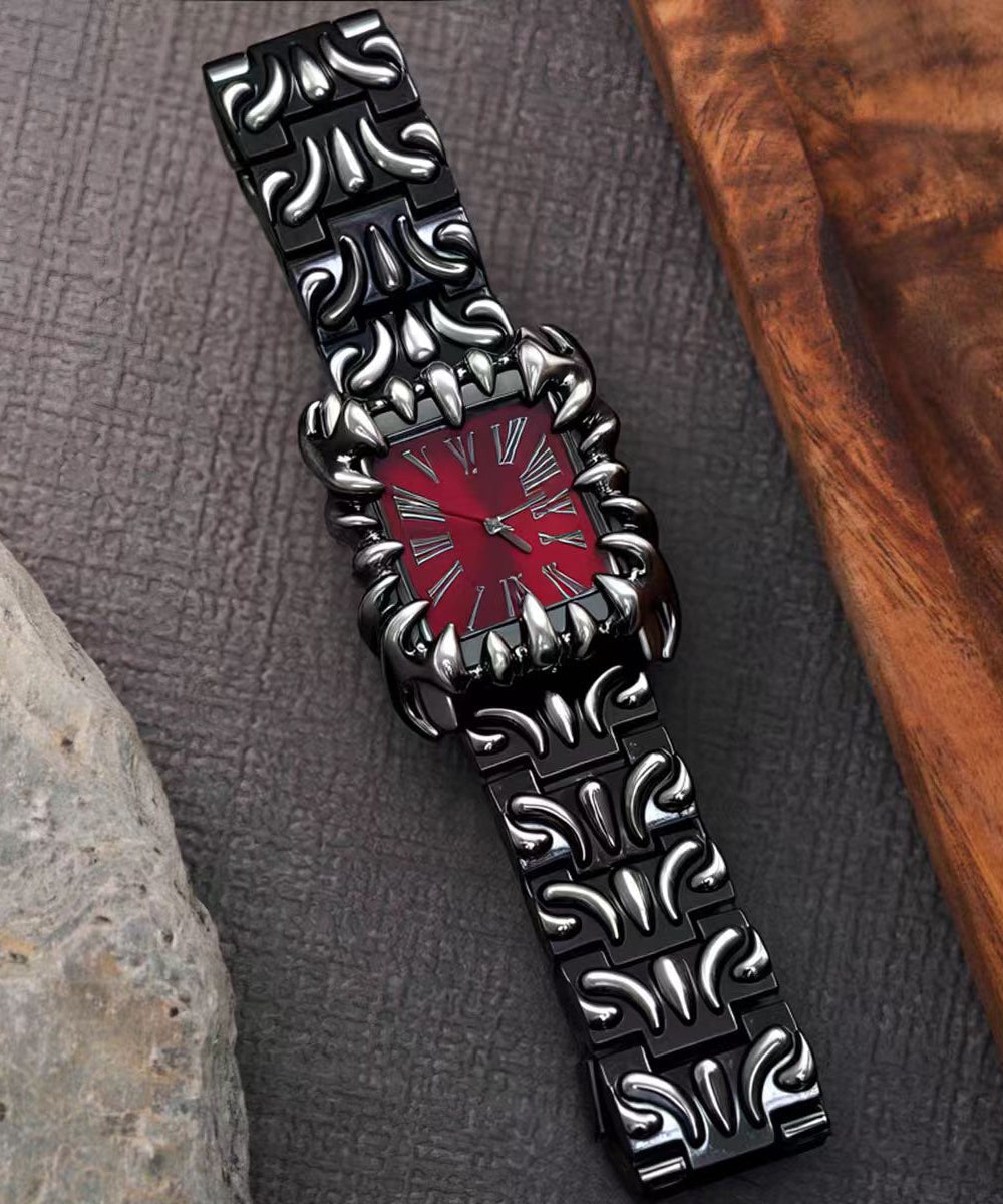 Boutique Black Stainless Steel Alloy Quartz Movement Men Watches
