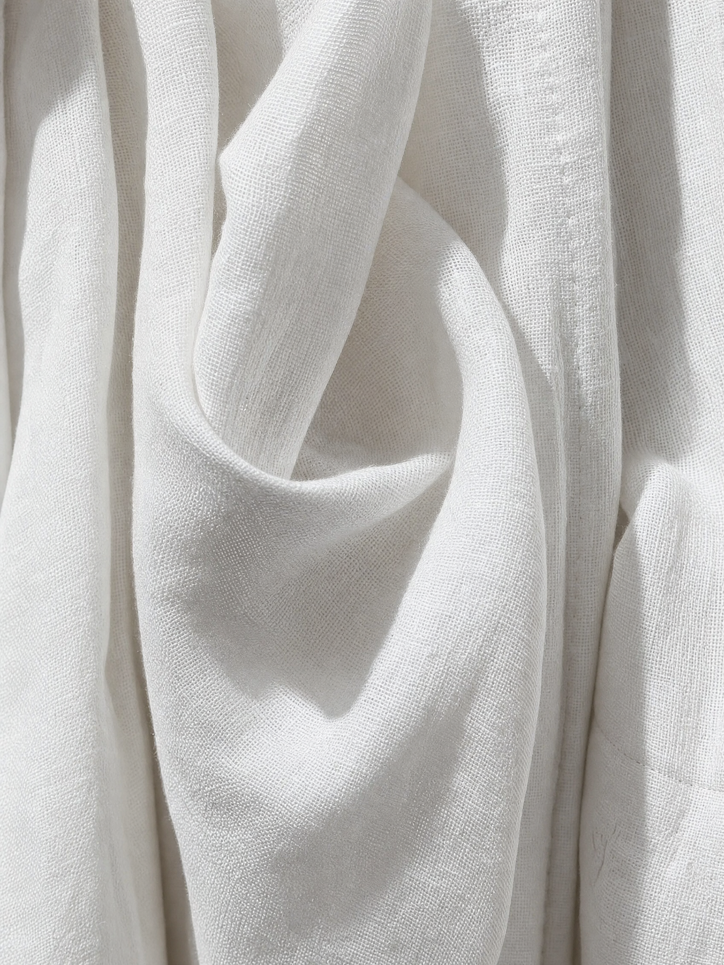 Women's Minimalist Linen Blend Button-up Stand-collar Sleeveless Loose Jumpsuit