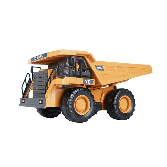 Alloy Electroplate Wireless Remote Control Rechargeable Engineering Vehicle