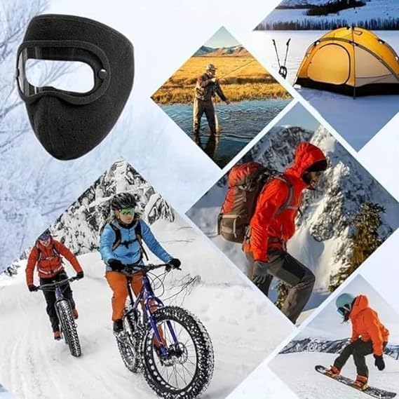 Winter Face Mask With Goggles