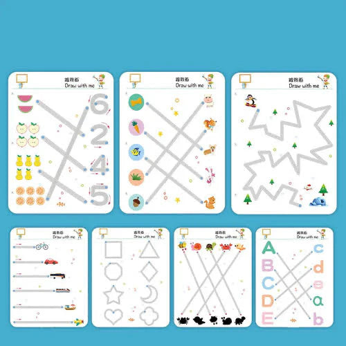 ScribbleSmartTM - Smart Brain Workbook (Ages 2-8)