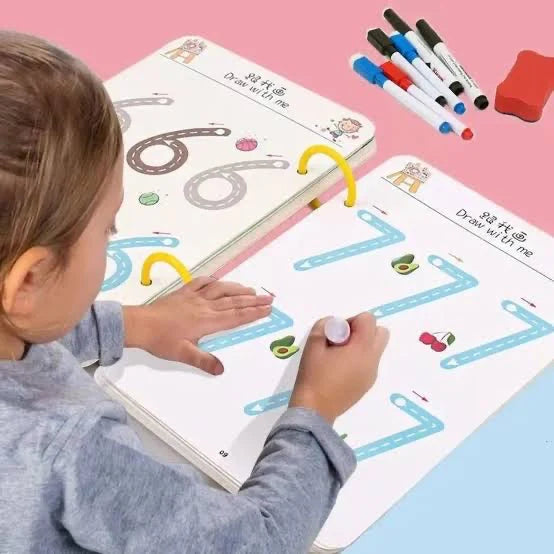 ScribbleSmartTM - Smart Brain Workbook (Ages 2-8)