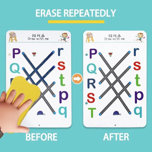 ScribbleSmartTM - Smart Brain Workbook (Ages 2-8)