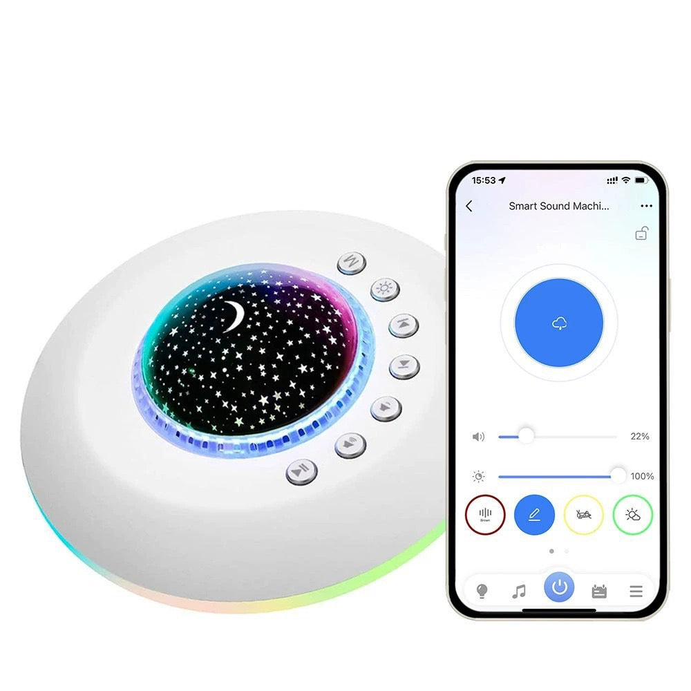 Soothing Night Light with Deep Sleep Timer and White Noise Sleep Aid