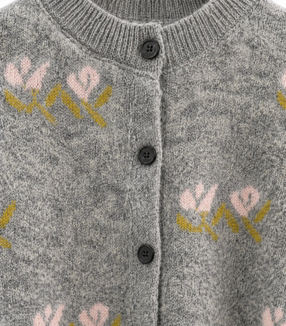Meadow Muse Floral Knit Cardigan
