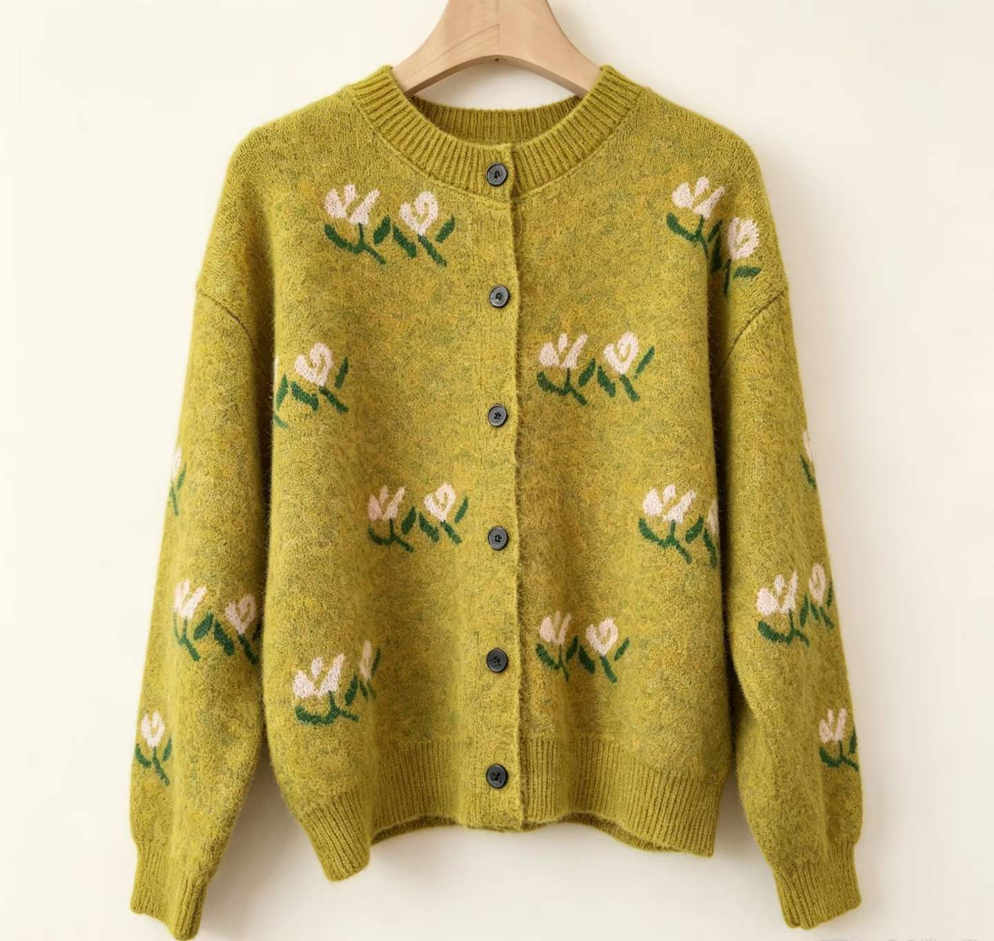 Meadow Muse Floral Knit Cardigan