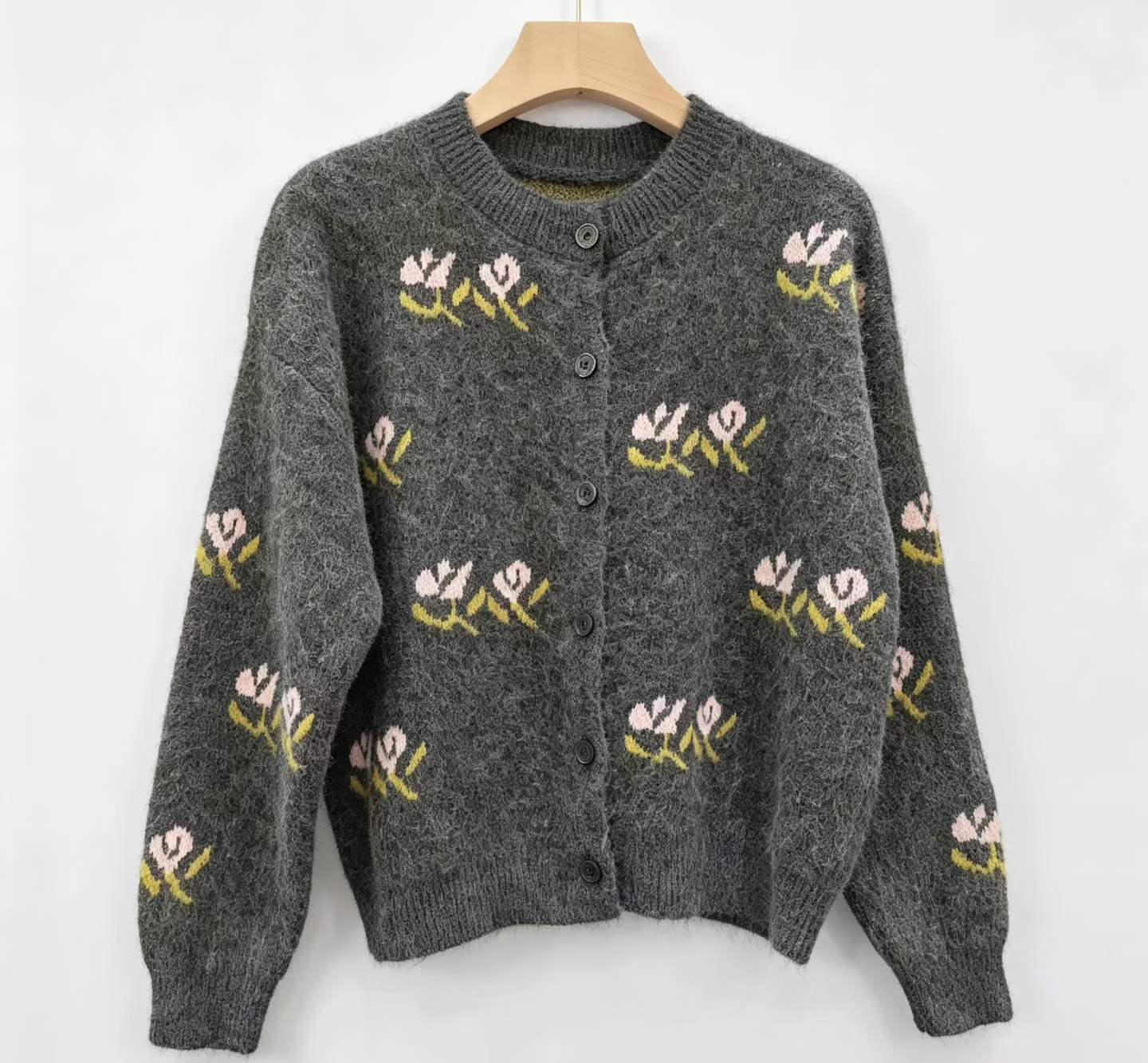 Meadow Muse Floral Knit Cardigan