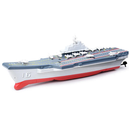 RC Aircraft Carrier Mini RC Boat Ship Simulation Model Children Toy