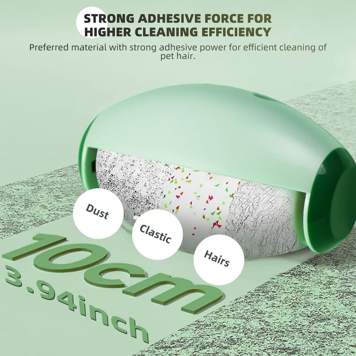 Reusable Lint RollerTM Green
