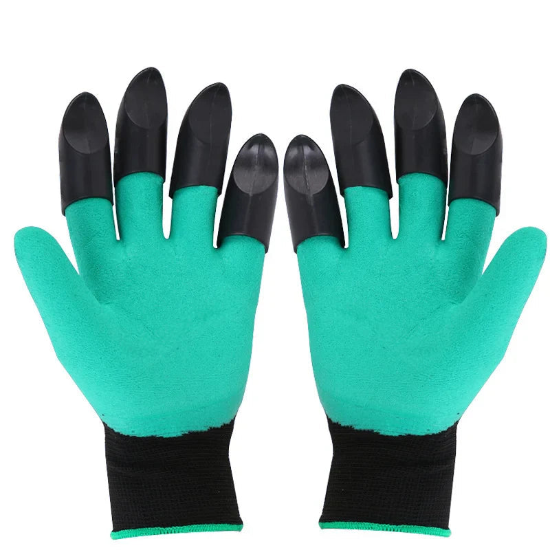 Green ThumbTM Gardening Gloves - Universal Waterproof Gloves with Claws for Digging, Planting & Weeding!! 🌱🧤