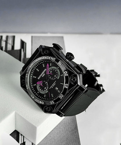 Casual White Silicone Rubber Alloy Quartz Movement Watch