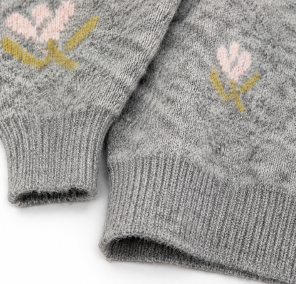 Meadow Muse Floral Knit Cardigan