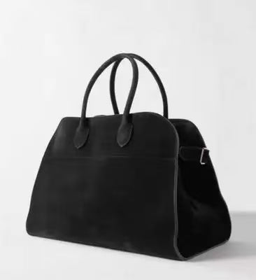 Fashion Green Large Capacity Suede Tote Handbag