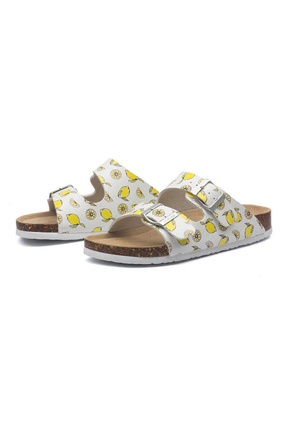 Printed Buckle Birkenstock Sandals