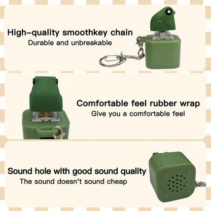 Rechargeable Frog Croaking Keychain
