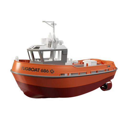 Rc Boat Powerful Dual Motor Wireless Electric Remote Control Tugboat Model Toys for Boys Gift