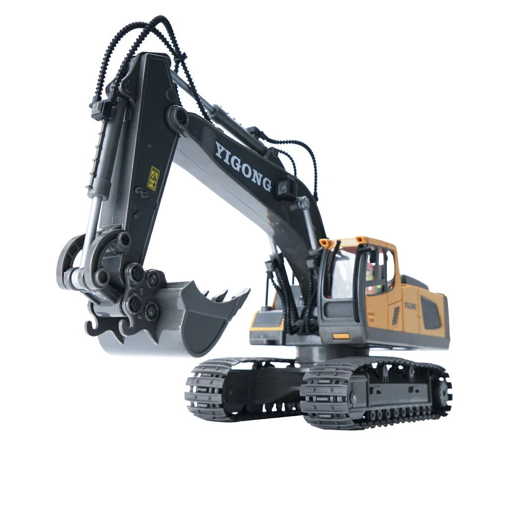 Kids RC Excavator 11-channel sound and light sound effects alloy