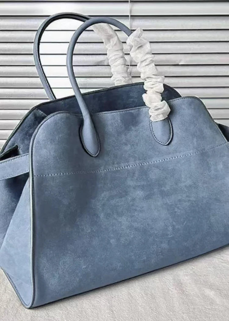 Fashion Green Large Capacity Suede Tote Handbag