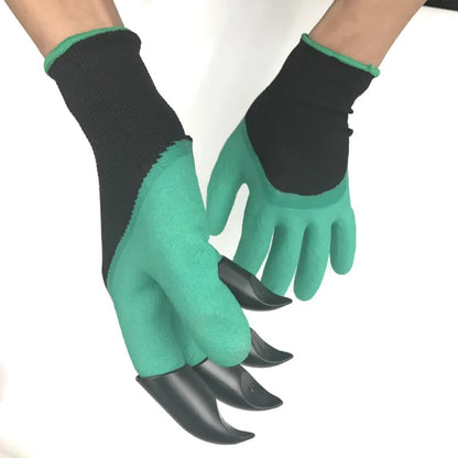 Green ThumbTM Gardening Gloves - Universal Waterproof Gloves with Claws for Digging, Planting & Weeding!! 🌱🧤
