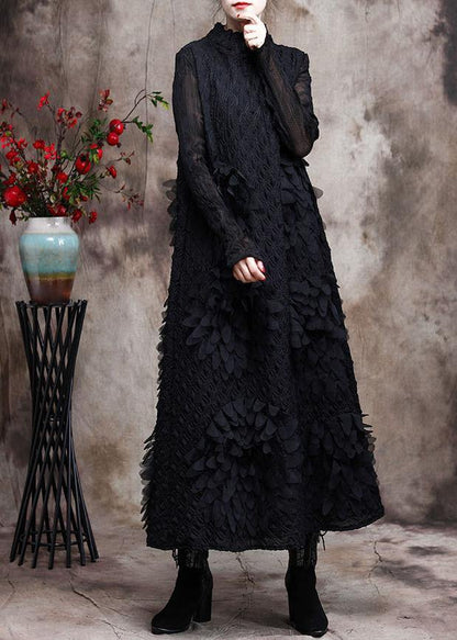 Red Feather  Maxi Dress Plus Size Long Dresses