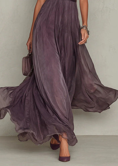 New Lace Patchwork Wrinkled Chiffon Robe Dresses Summer