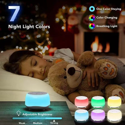 Deep Sleep Aid: Timed Night Light Speaker and Sleep Device