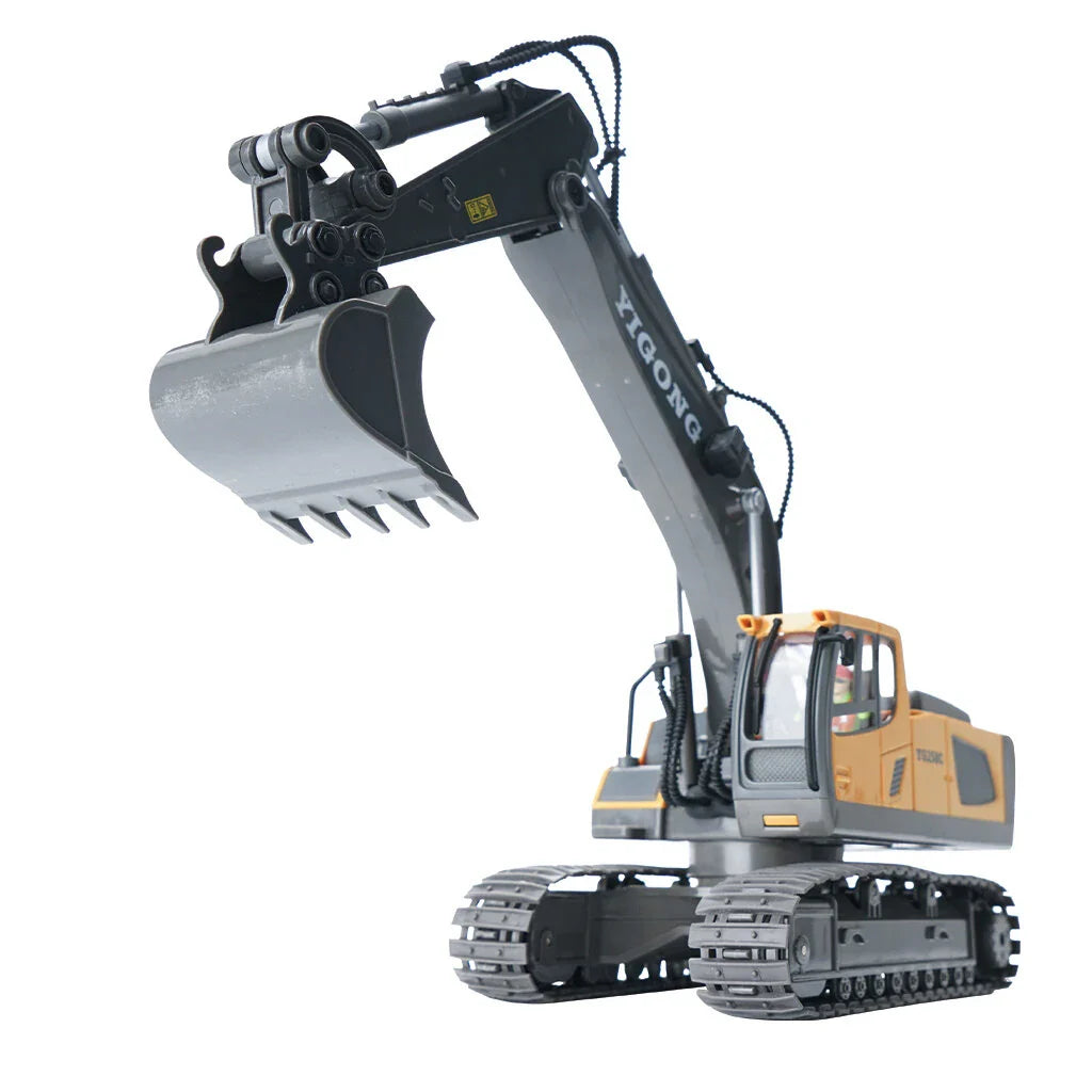 Kids RC Excavator 11-channel sound and light sound effects alloy