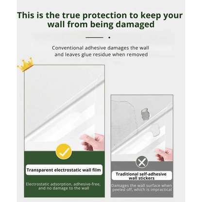 🔥Wall protection film with electrostatic absorption (Buy 1 Get 1 Free)