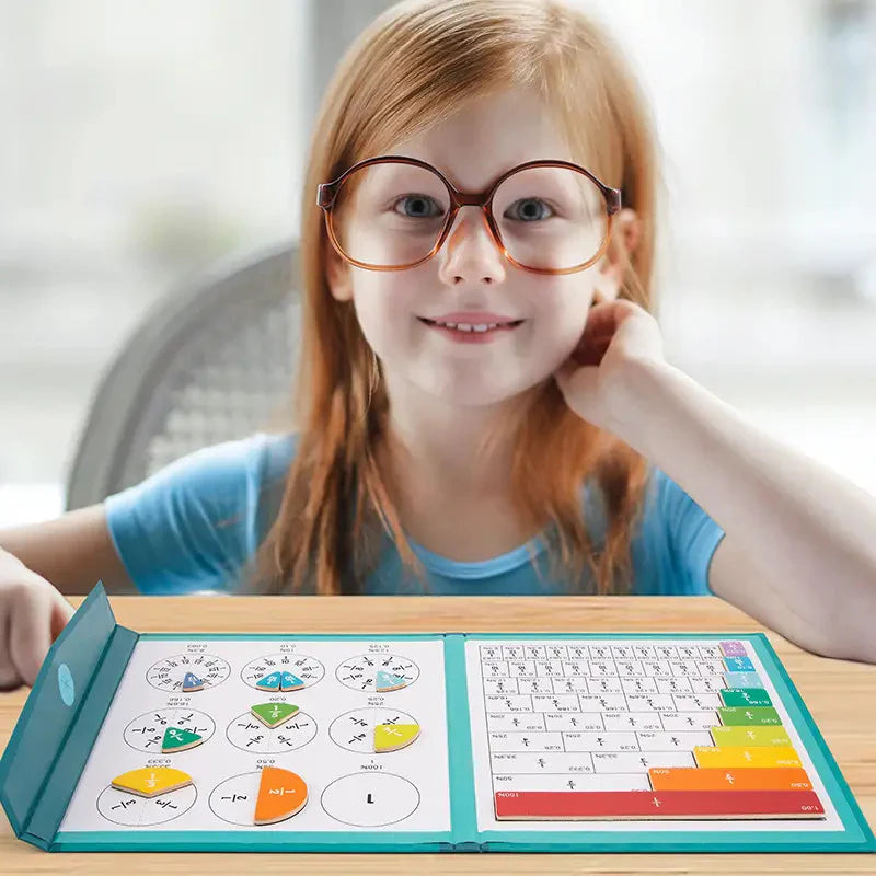Montessori Kids Fraction Magnet Learning Toy