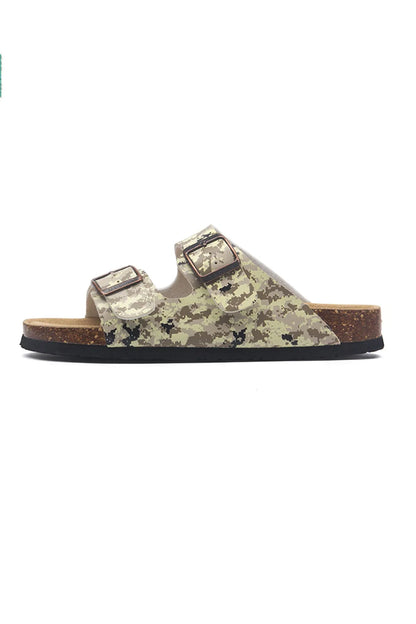 Printed Buckle Birkenstock Sandals