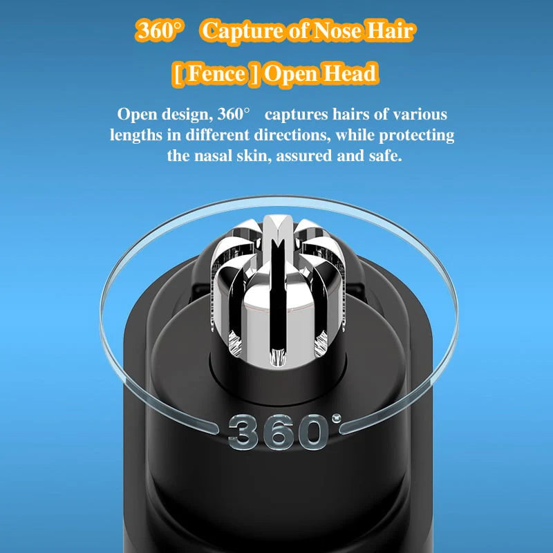 Portable Nose Hair Trimmer (Painless & Precision)