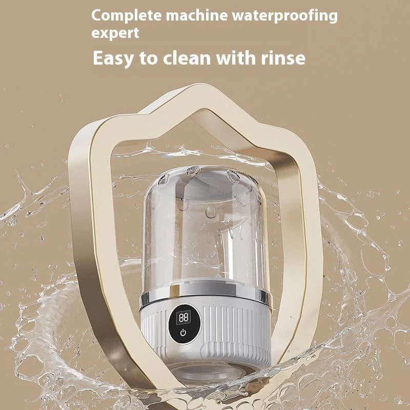 Premium Mini Underwear Washing Machine – Rechargeable Cordless Laundry Cup for Bras, Underwear & Socks