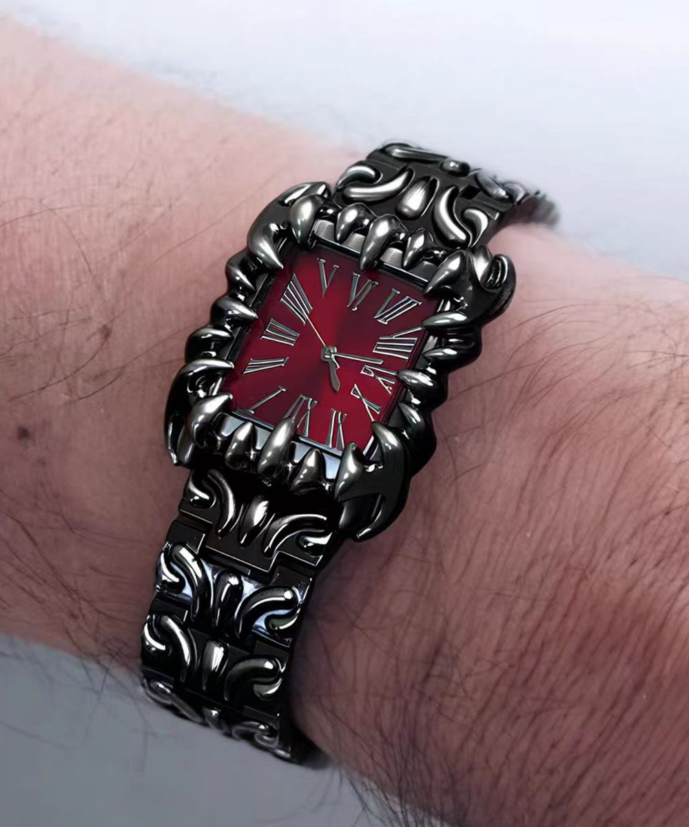 Boutique Black Stainless Steel Alloy Quartz Movement Men Watches