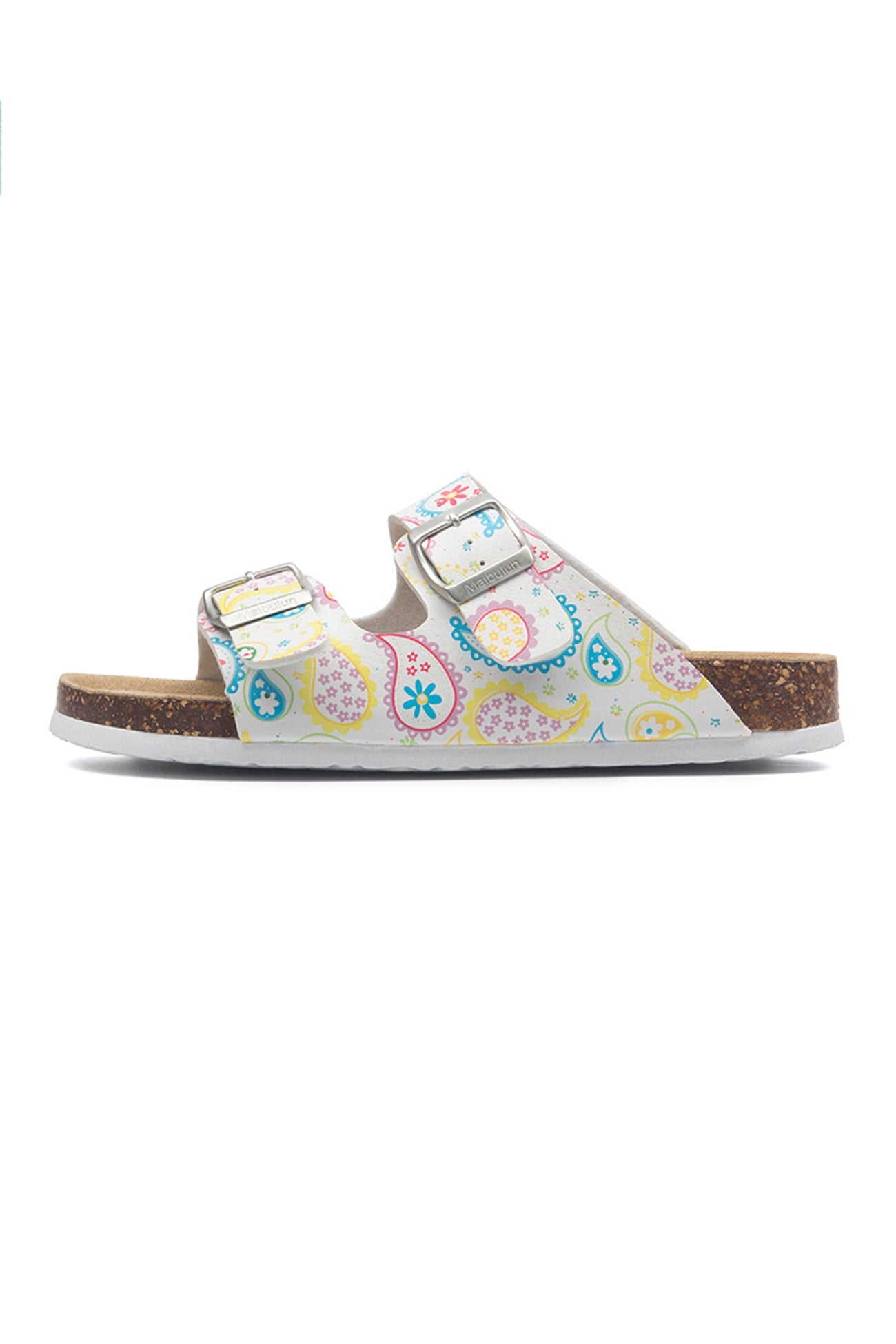 Printed Buckle Birkenstock Sandals