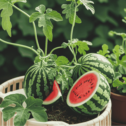 Home Potted Ruby Watermelon Seeds (Imported)