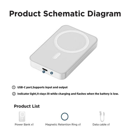 MagCharge 5000 – Wireless Magnetic Power Bank