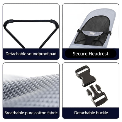 Portable Baby Bouncer Seat for Infants, 0-18 Months, 3 Modes of Use with Rocker & Stationary Options