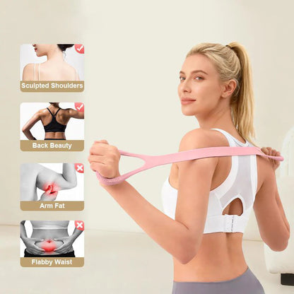 Figure 8 Resistance Bands – Silicone Exercise Bands for Women (Pack of 2)