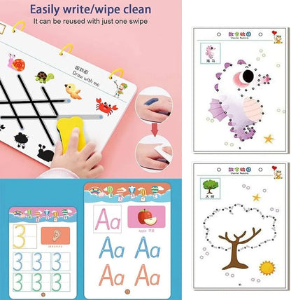 ScribbleSmartTM - Smart Brain Workbook (Ages 2-8)