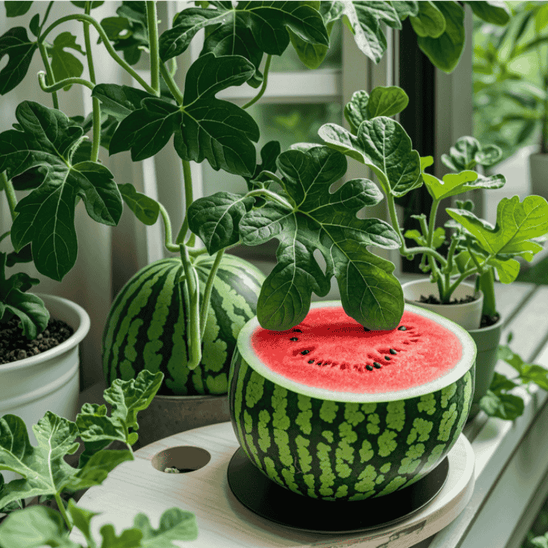 Home Potted Ruby Watermelon Seeds (Imported)