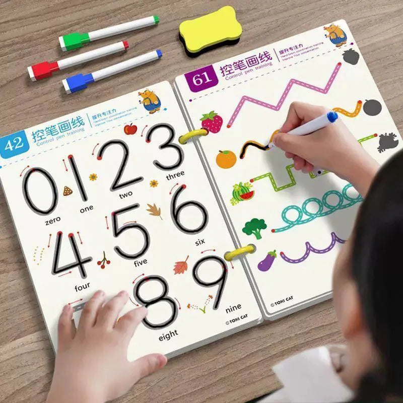 ScribbleSmartTM - Smart Brain Workbook (Ages 2-8)