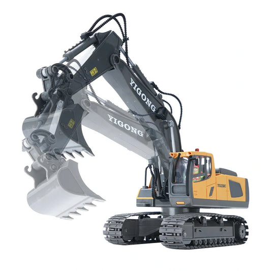 Kids RC Excavator 11-channel sound and light sound effects alloy