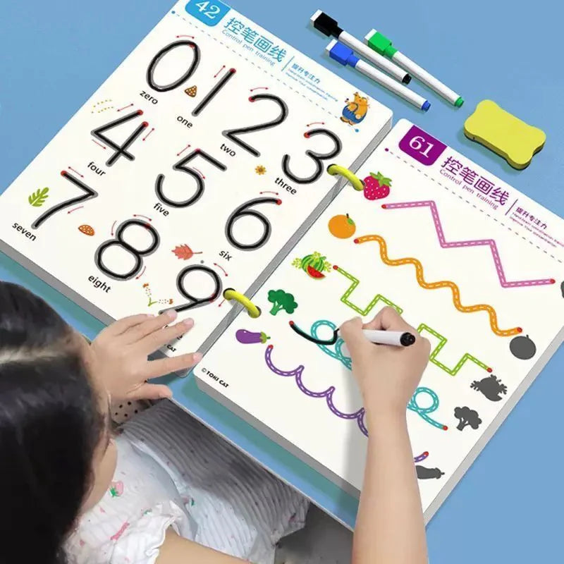 ScribbleSmartTM - Smart Brain Workbook (Ages 2-8)