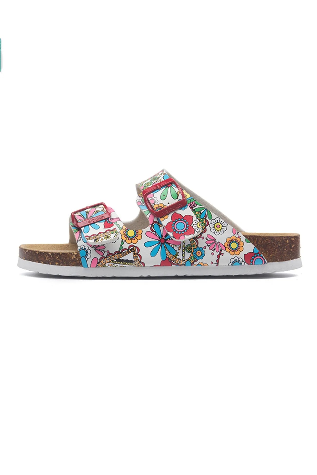 Printed Buckle Birkenstock Sandals