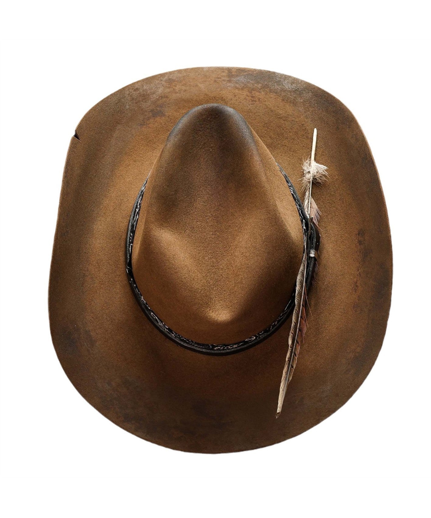 Style Chocolate Wool Cowboy Hat