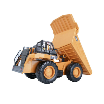 Alloy Electroplate Wireless Remote Control Rechargeable Engineering Vehicle