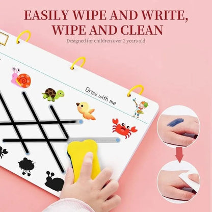 ScribbleSmartTM - Smart Brain Workbook (Ages 2-8)