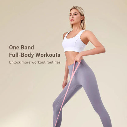 Figure 8 Resistance Bands – Silicone Exercise Bands for Women (Pack of 2)