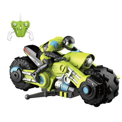 Motorcycle Stunt Drift RC Car Stable Signal Eye-catching Plastic 360 Degree Spinning Motorcycle Stunt Toys for Kids